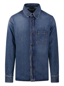 Джинсовая рубашка на пуговицах Haikure, синий