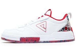 Обувь для скейтбординга унисекс с низким верхом, большая белая/большая красная Peak