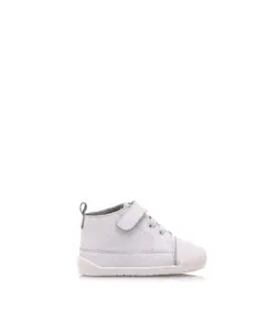 Высокие детские кожаные кроссовки Mustang, белый