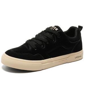 Нескользящие, износостойкие, легкие низкие мужские кроссовки для скейтбординга URBAN AUTHENTIC, Black