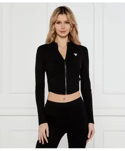 Толстовка Crocus Cropped fit Guess Active, черный