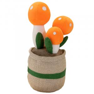 Коллекция растений сосна, гриб, цветочные куклы плюшевые куклы высота 23см/26см WELTSTON, оранжевый