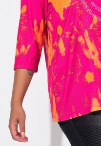 Топ с длинными рукавами STRAIGHT CUT SMILEY BATIK PATTERN Angel of Style, цвет Berry