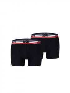 Levi´s Боксерские шорты LEVIS MEN REPEAT SPW LOGO BOXER BRIEF 2P черного цвета