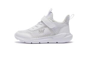 361°KIDS Амортизация отскок износостойкие дышащие противоскользящие низкие детские беговые кроссовки white silver kids'