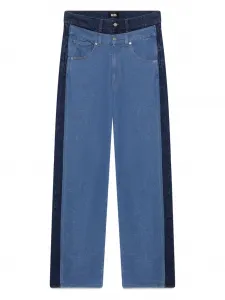 Джинсы со вставками Gcds, синий