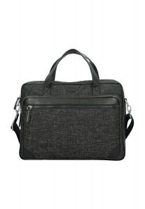 Портфель Recycled Life, отделение для ноутбука 38 см Esquire, антрацит