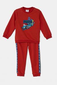 Детский спортивный костюм X Hot Wheels Minicats Crew Set TR Puma, красный
