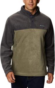 Columbia мужская куртка Steens Mountain Half Snap, Stone Green/Shark