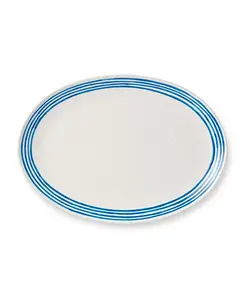Овальное блюдо на причале Certified International, blue