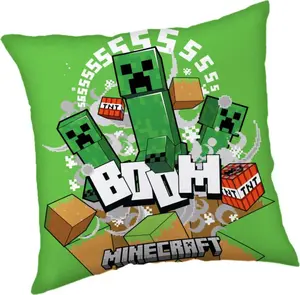Декоративная подушка Minecraft Creeper Boom 40*40 см Jerry Fabrics