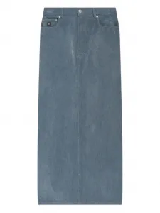 Джинсовая юбка миди на пуговицах Moschino, синий