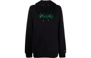 KAWS X Flock Print Sweatshirt Sacai, черный