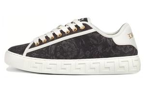 Жаккардовые кроссовки Barocco Greca VERSACE, Black