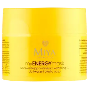 Осветляющая маска с витамином С для лица и области вокруг глаз, 50 мл Miya Cosmetics Myenergymask