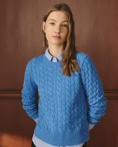 Женский однотонный свитер с длинным рукавом Lloyd's, индиго