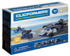 Кликоформеры, строительные блоки Транспортеры, 4в1 Clics Toys
