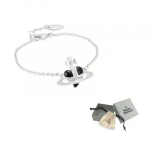 Vivienne Westwood Серебряный браслет из латуни для женщин