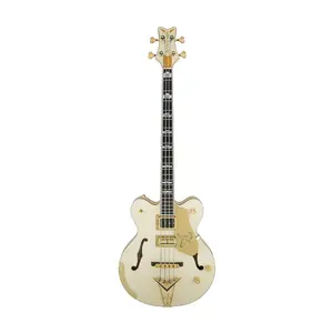 Гитара Gretsch G6136B-TP-AWT Petersson Signature Falcon с 4 струнами, бас, состаренный белый лак