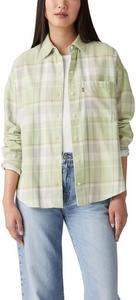 Женская фланель Levi's Henri, (New) Gretchen Plaid Cameo Green
