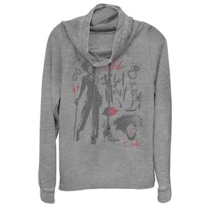Толстовка с воротником-хомутом и коллажем Disney's Cruella Juniors Rebel Heart Licensed Character