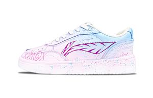 LINING Легкие, нескользящие, амортизирующие, низкие, женские, кроссовки Su, розово-синие