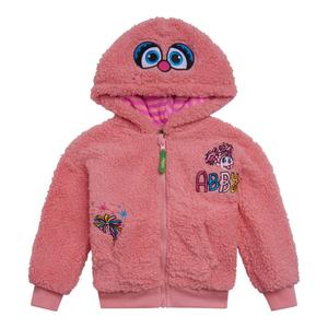 Детская толстовка на молнии для девочек Sesame Street, Abby cadabby, pink