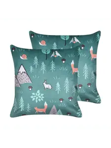Декоративная подушка Beliani 2er Set Deko FOOTHILL, цвет grün/bunt