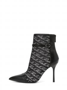 Karl Lagerfeld Черные ботинки на щиколотку