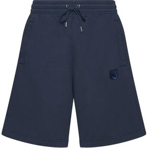 Шорты на шнурке с нашивкой Fox Head от Maison Kitsuné Maison Kitsune, темно-синий
