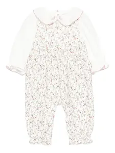 Ромпер с цветочным принтом Patachou, белый
