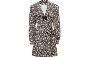 MIU MIU Платье с длинными рукавами SS21 женское черное