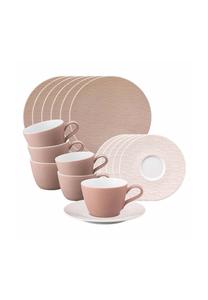 Розовый кофейный сервиз на 18 персон Life Seltmann Weiden