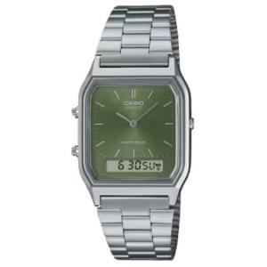 CASIO Часы Unisex Green Watch AQ-230A-3AMQY, Green Dial