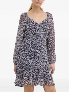 Мини-платье с V-образным вырезом Morgan, синий