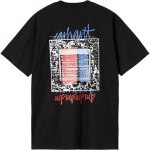 Футболка s/s stereo crewneck Carhartt WIP, черный