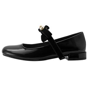 Туфли Мэри Джейн на массивном каблуке для женщин Wonderful couple, Black