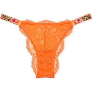 Victoria'S Secret Очень сексуальные трусики для женщин, 1 шт, ярко-оранжевые