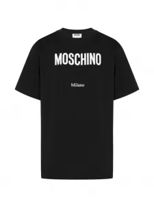 Футболка с логотипом Moschino, черный