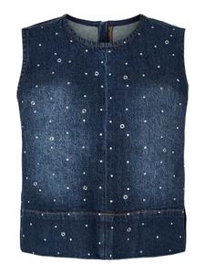 Топ PIECES PCMERLE, синий