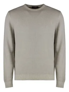 Свитер с длинными рукавами и рубчатой вязкой Moorer