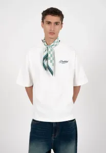 Футболка с принтом велосипедиста Prohibited, Off-White