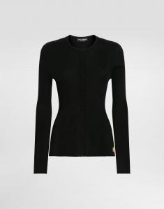 Кашемировый кардиган Dolce & Gabbana, черный