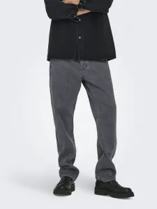 Джинсы onsedge прямого кроя свободного кроя Only & Sons, Light Grey Denim