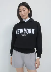 Толстовка с надписью «нью-йорк» Calliope, Ultrablack