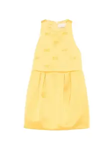 Платье с украшениями Elisabetta Franchi La Mia Bambina, желтый