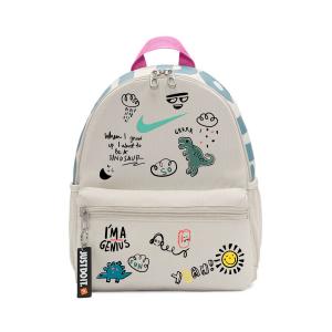 Nike Тканевый рюкзак обычный детский серый белый, Micro Dream Cloud Mud