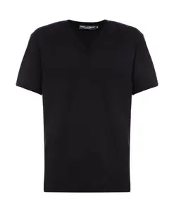 Повседневная хлопковая футболка Dolce & Gabbana, черный