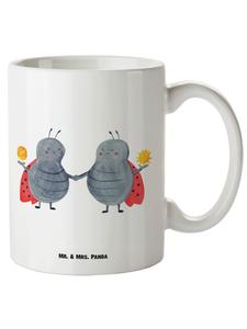 Кружка XL со знаком зодиака Близнецы, без слов, белого цвета Mr. & Mrs. Panda