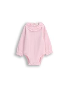 Coccodrillo Боди с длинными рукавами нежно-розового цвета